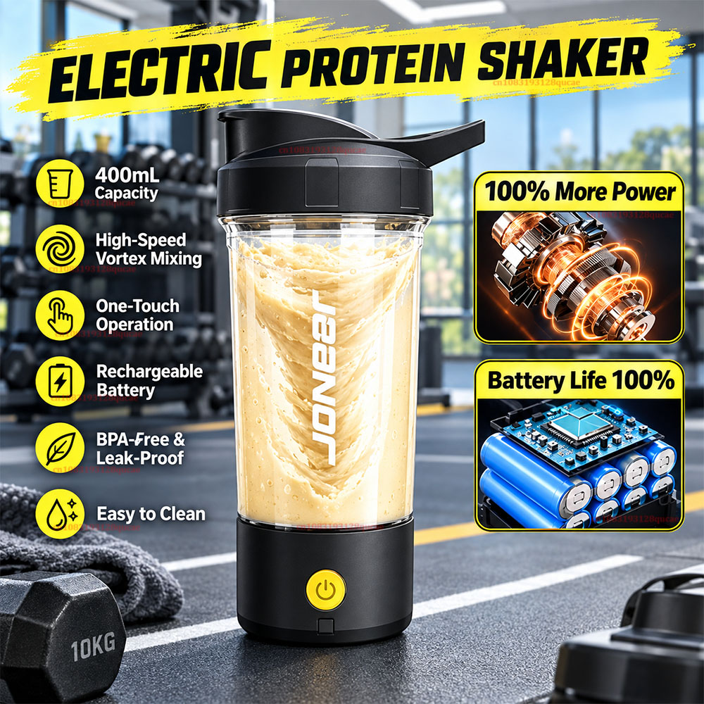 Nutrition And Fitness - Nuova Bottiglia Shaker Elettrica per Proteine