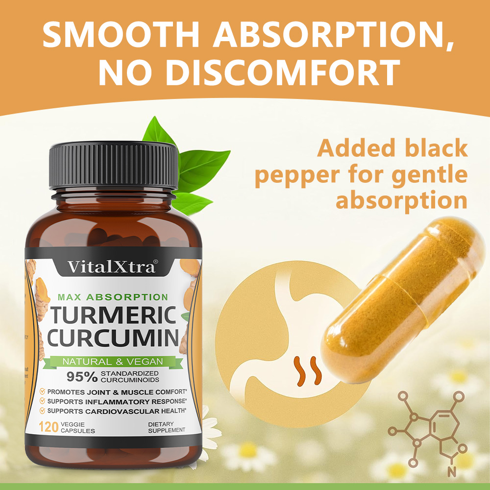 Capsule di Curcuma con Pepe Ne - Turmeric Curcumin Capsule recensione e prezzo